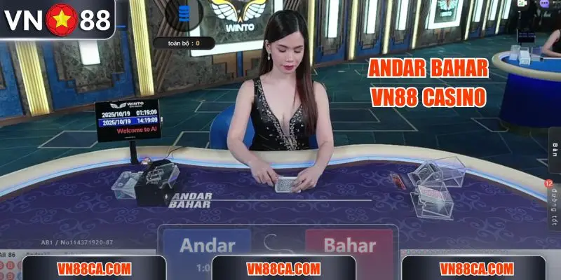 Giới thiệu game trực tuyến Andar Bahar tại VN88 Casino