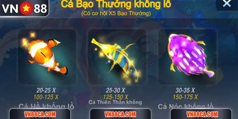 Mức thưởng siêu đãi ngộ chỉ có trong siêu phẩm bắn cá vui vẻ