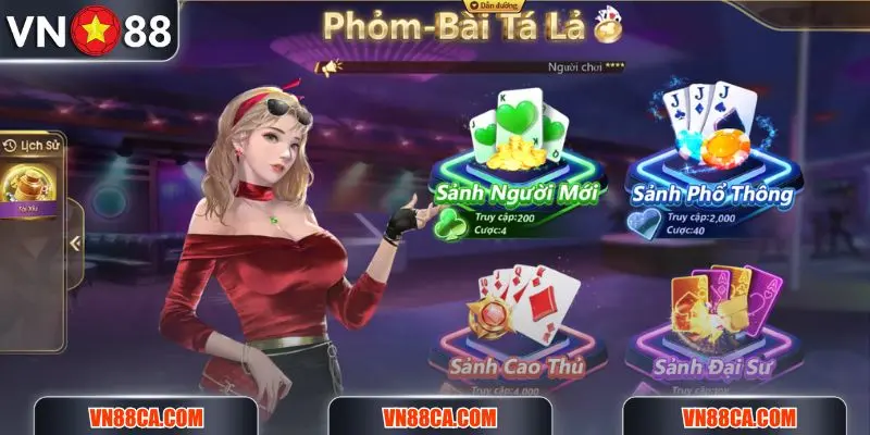 Phỏm online với lối chơi xanh chín có cả đếm lá