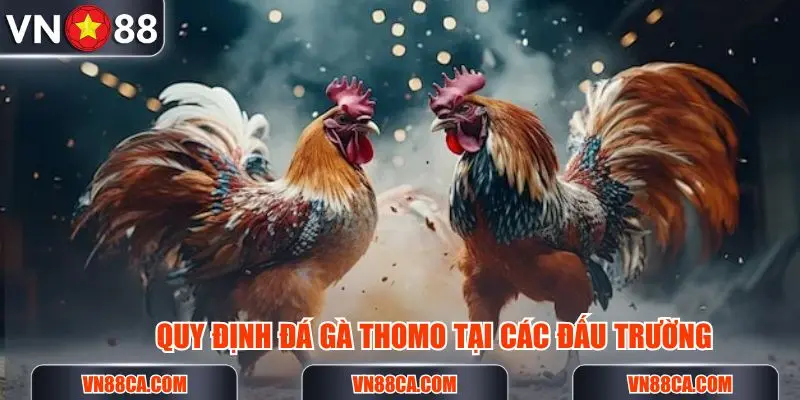 Quy định đá gà Thomo áp theo các đấu trường nổi tiếng
